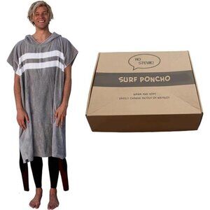 Surf Poncho - Warm and Soft - Easily Change in/Out of Wetsuit Without Towel